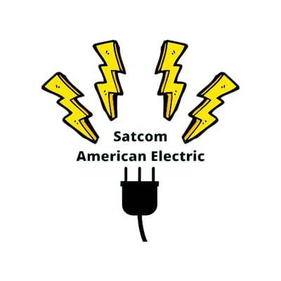 satcom american eletric logo